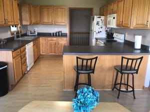 Kitchen remodel, counters and cabinets